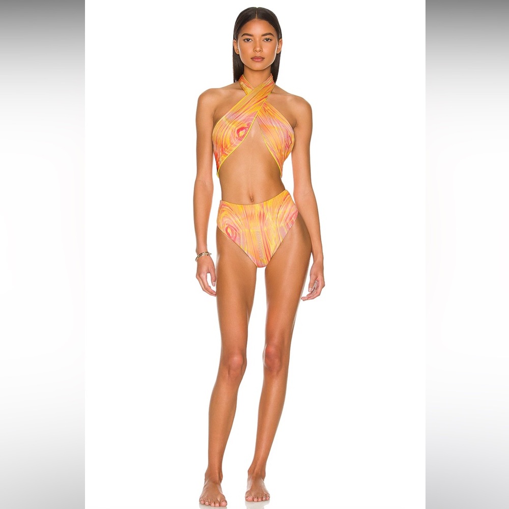 Frankies Bikinis Dorothea One Piece in Plisse